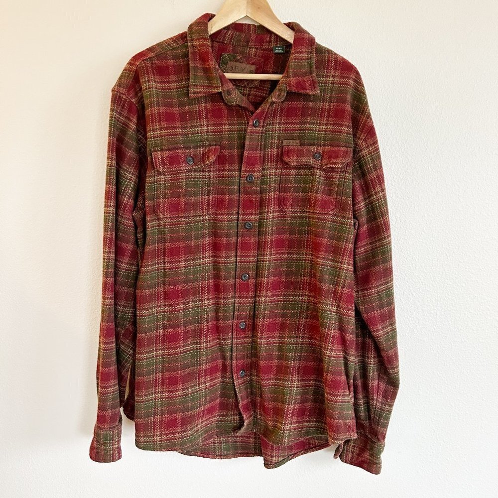 Orvis Plaid Shacket Heavyweight Shirt Jacket